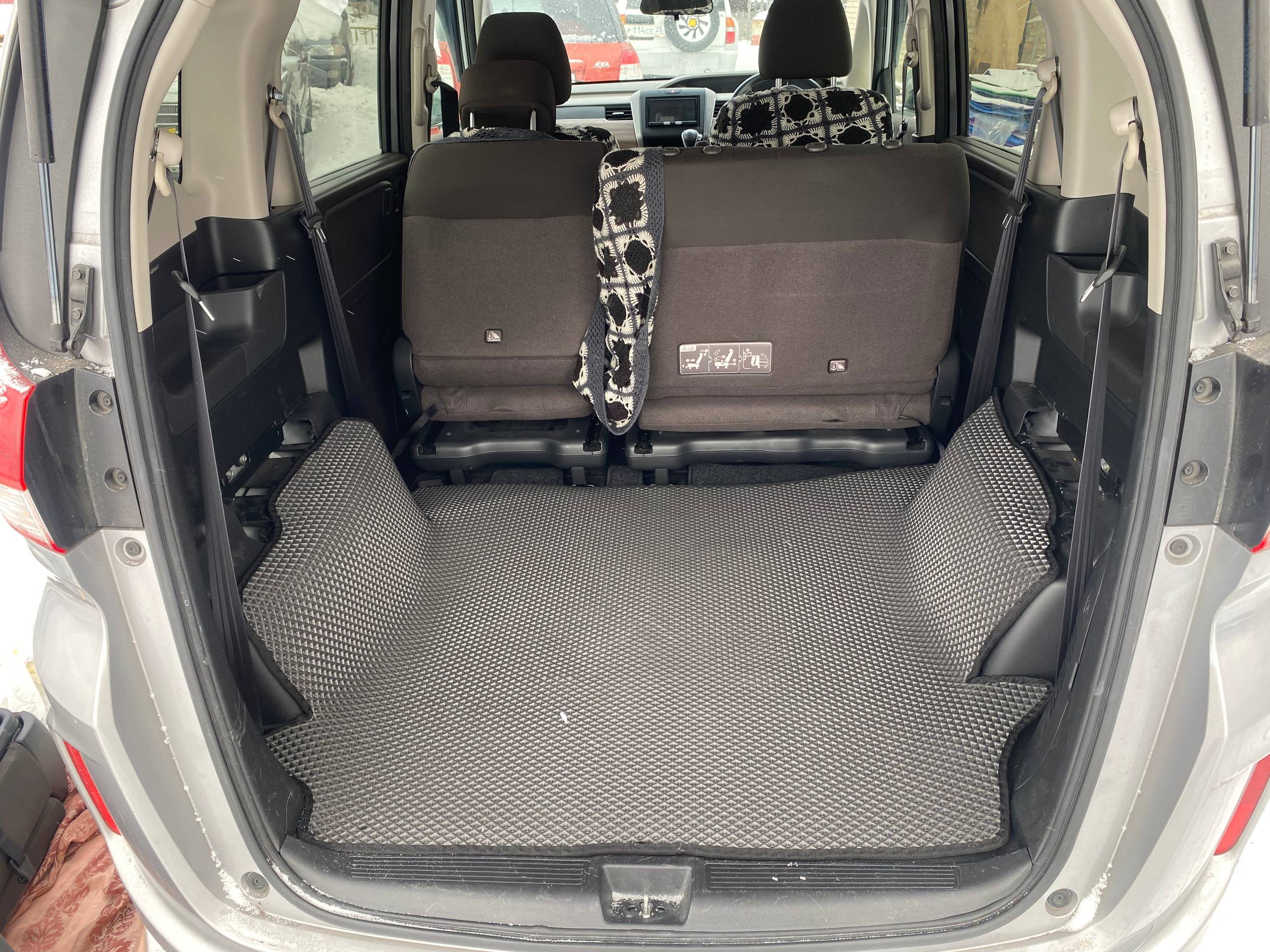 Закрытие боковин багажника EVA. Защита пластика от груза и собаки