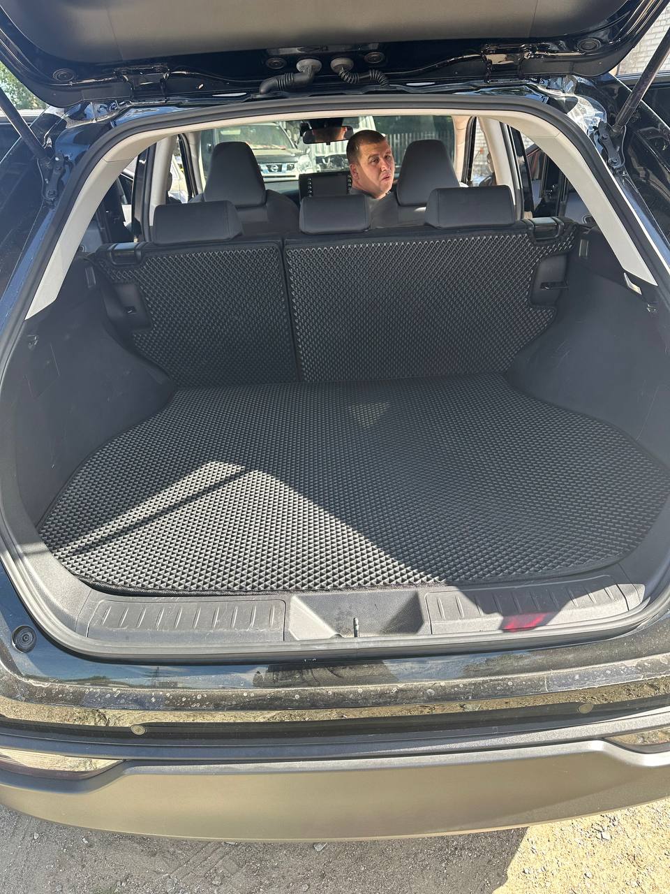 EVA коврик в багажник по полу и спинки. Изготовление под заказ в Хабаровске